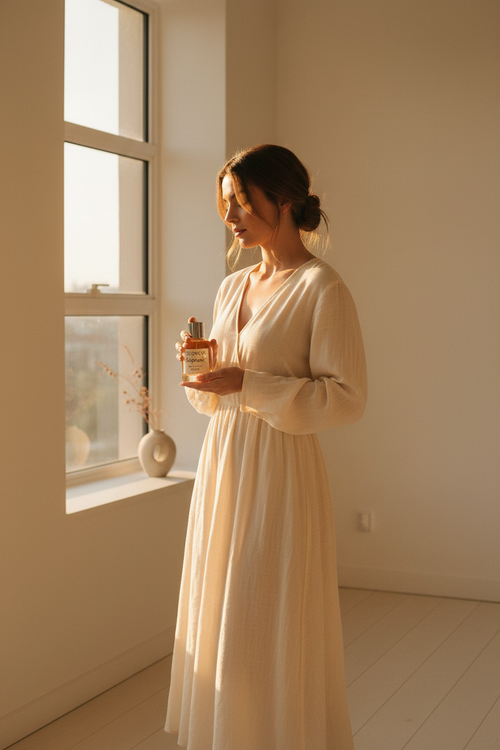 Empress — golden window portrait