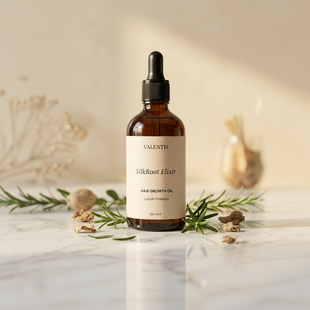 VALENTIS SilkRoot Elixir – Luxury Hair Oil