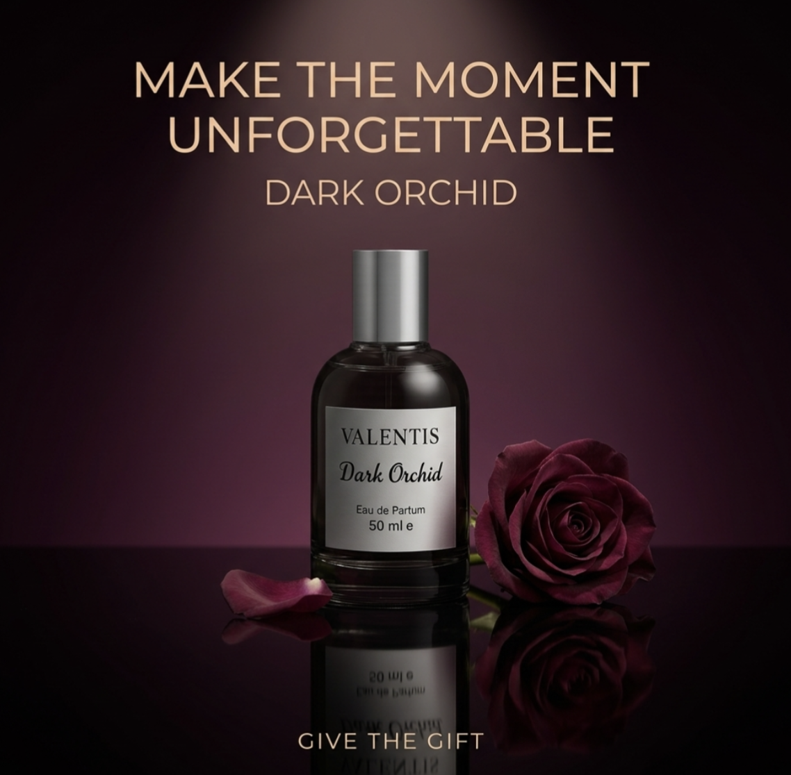 Dark Orchid Eau de Parfum | 50ml | Valentis Cosmetics
