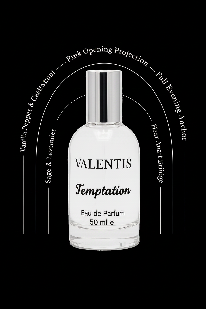 Temptation — perfumer's scent diagram